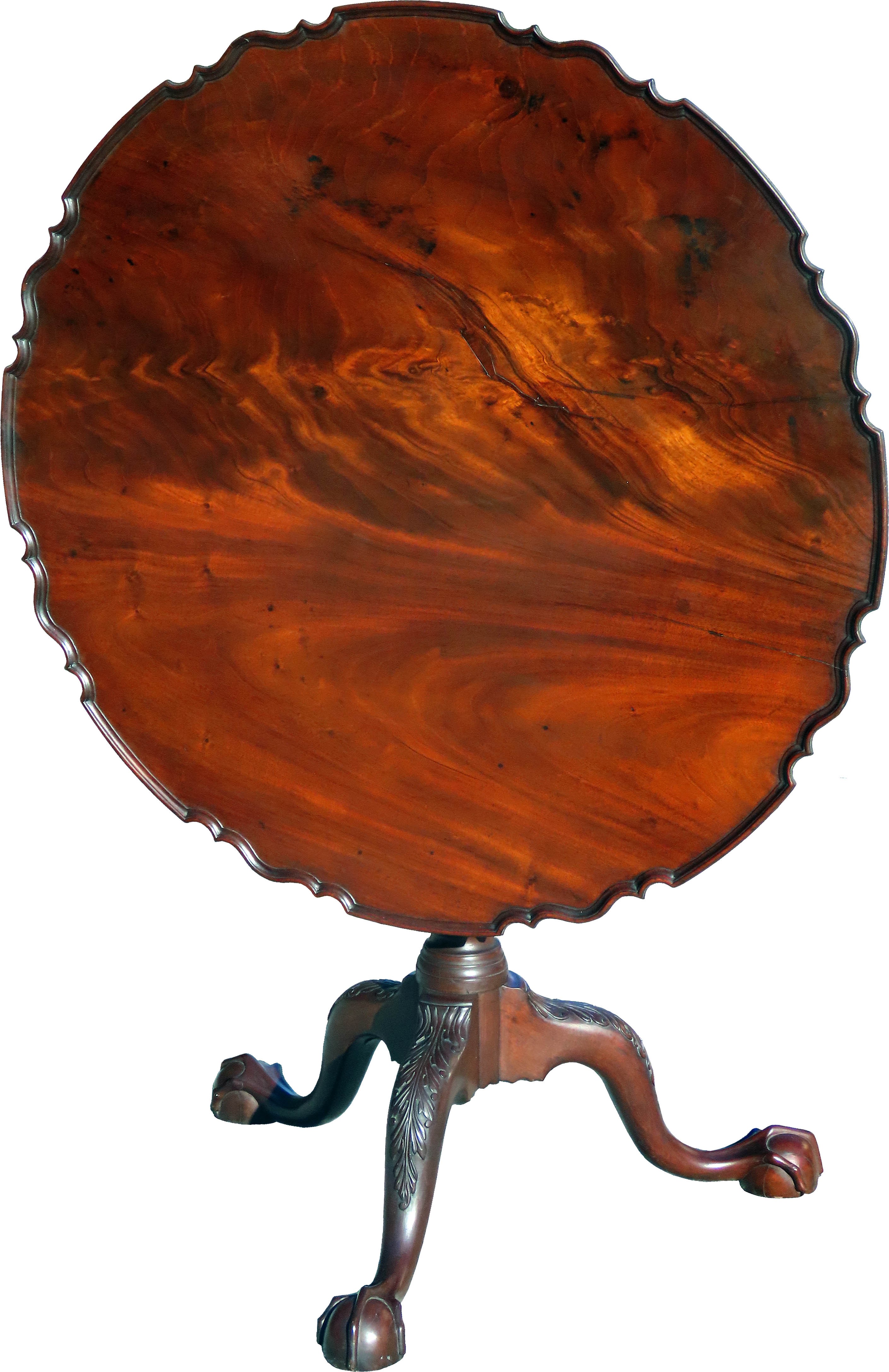 Maryland Chippendale Piecrust Tea Table